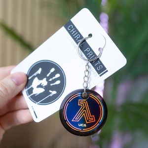 Death Stranding Holographic Keychain - Half Life Lambda
