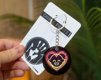 Death Stranding Holographic Keychain - Good Work, BB!