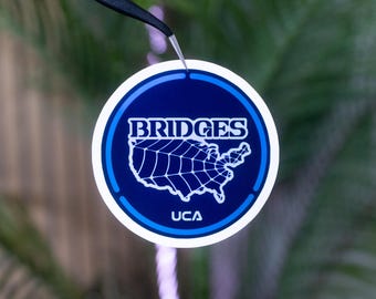 Death Stranding - Bridges - Westward Expedition Logo - Holographic waterproof vinyl sticker