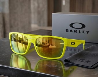 NEW*Oakley Style Two Face Like Yellow/Orange Polarized Sunglasses 9189-46 (NO BOX)
