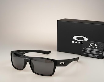 NEW*Oakley Two Face Black/Grey Polarized Sunglasses 9189-46