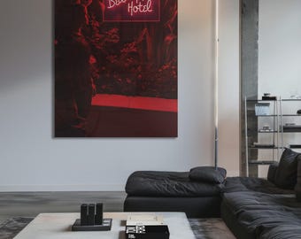 Impresión del Hotel Beverly Hills: Arte fotográfico con un toque chic de Hollywood (Descarga digital)