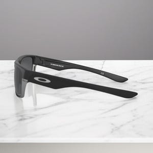 NEW*Oakley Two Face Black-Silver/Grey Polarized Sunglasses 9189-46 image 10