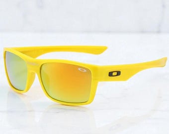 NEW*Oakley Style Two Face Like Yellow/Orange Polarized Sunglasses 9189-46