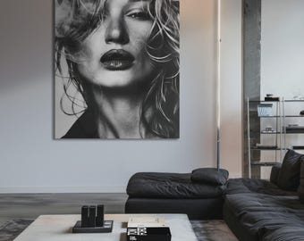 Atractivo oscuro: impactantes retratos en blanco y negro, mujeres, moda e iluminación dramática