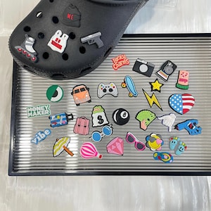 Fun Trendy Croc Charms – Colorful Quirky Shoe Charms for Crocs, Sandals & Clogs, Customizable Accessories