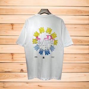 Amiri Shirt AMIRI Logo Man T-Shirt Luxusmode T-Shirt Designer Shirt Paris Logo Fashion Tshirt