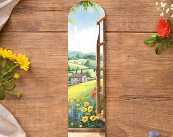 Countryside Window Bookmark