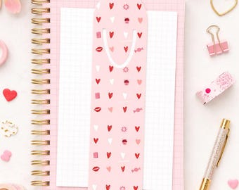 Pink Pattern Bookmark