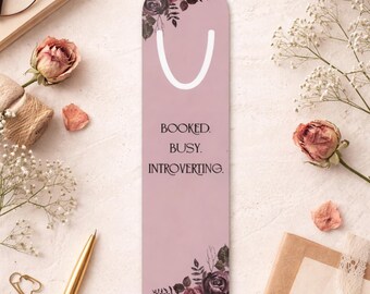 Booked. Busy. Introverting. Bookmark