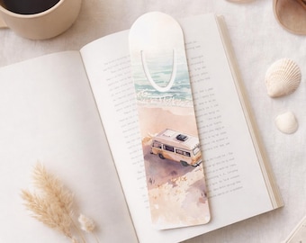 Van Life Beach Bookmark