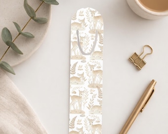 Woodland Deer Pattern Bookmark