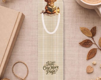 Highland Cow Bookmark