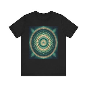 Mandala T-Shirt: Unisex Jersey Tee for Yoga & Meditation