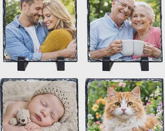 Piedra fotográfica personalizada por sublimación: regalo romántico a medida