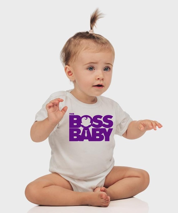 Custom Baby Bodysuit Boss Baby Personalized Baby Name Outfit Gift