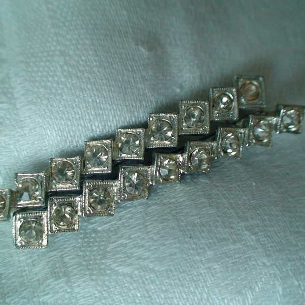 Vintage Hair Pins, Closed Back Stones, Art Deco Setting, Prom, Wedding, Homecoming, Special Events, Just for Fun