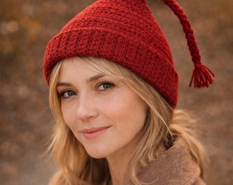 Handmade Ice Melt Hat, Handmade Hat, Melt the ICE Hat in Crochet, Melt the Ice Hat, melt the ice red knit hat, melt the ice knit hat,ice out