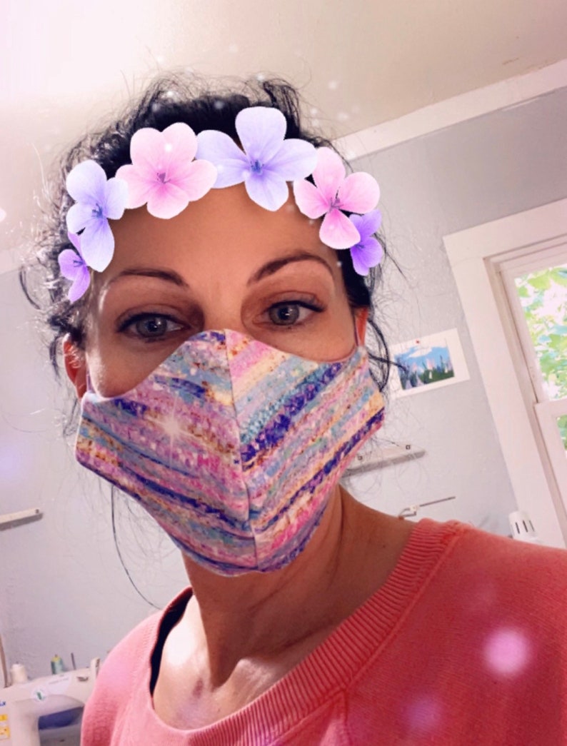 Reversible Organic Cotton Face Masks PICK YOUR PRINT Etsy