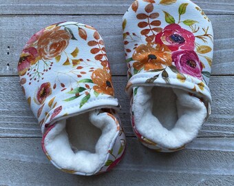 CUSTOM Organic Cotton Soft Soled Shoes