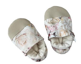 MADE TO ORDER Organic Soft Soled Baby Toddler Shoes Moccasins