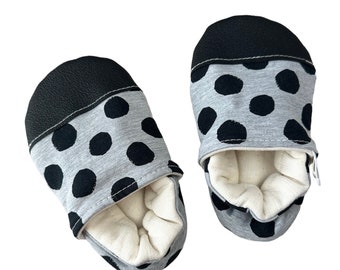 MADE TO ORDER Organic Soft Soled Baby Toddler Shoes Moccasins