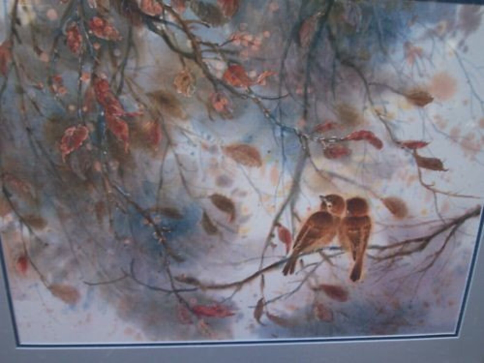 Artist Cecilia Lin Art Limited Enchanted Fall Watercolor Print Etsy