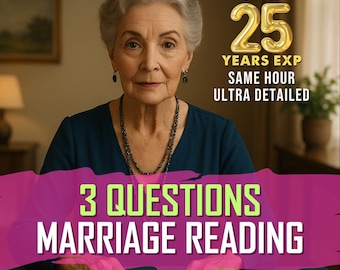 3 Questions Marriage Psychic Reading | Same Hour Soulmate & Love Future Insight