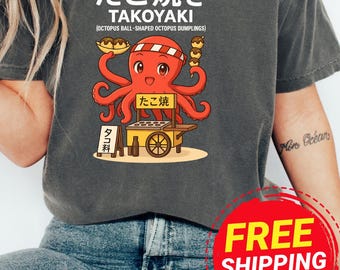 Takoyaki Graphic Tee: Osaka Street Food Shirt