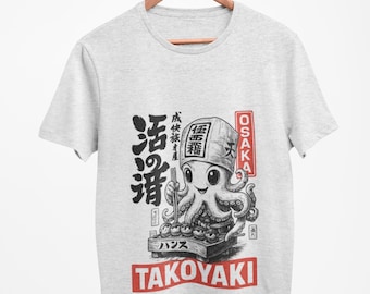 Takoyaki Osaka T-Shirt: Japanese Street Food, Manga Art