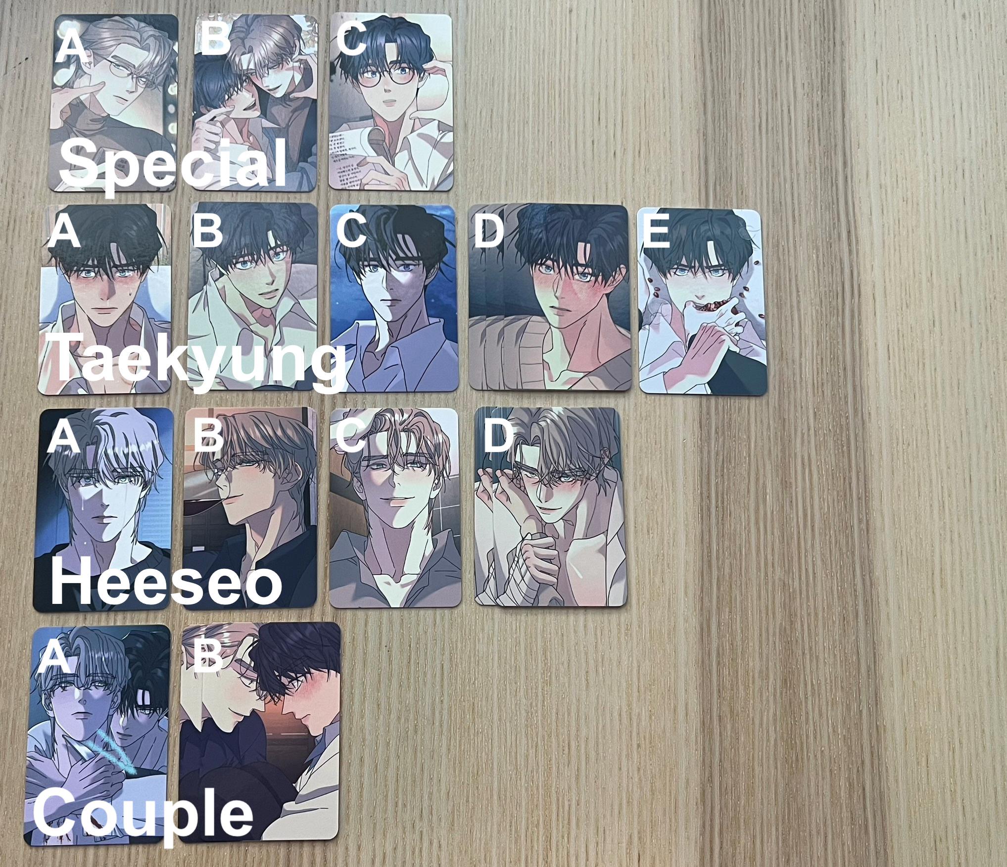 Korean BL Manhwa Lezhin Bomtoon Polarfox Merch Collection