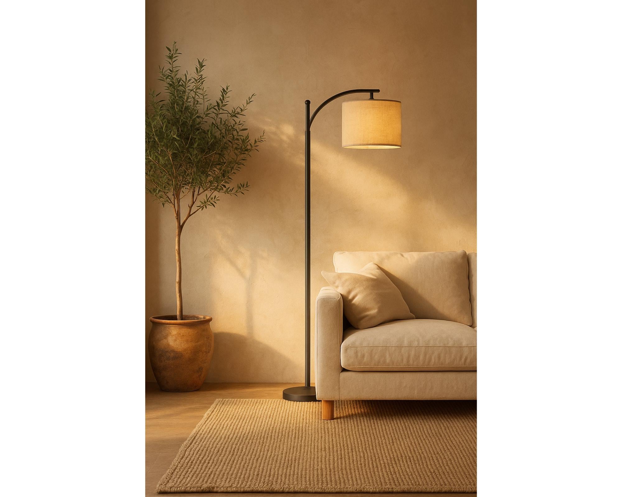 高級フロアランプ フロアランプ モダン ゴールド アイアン LED