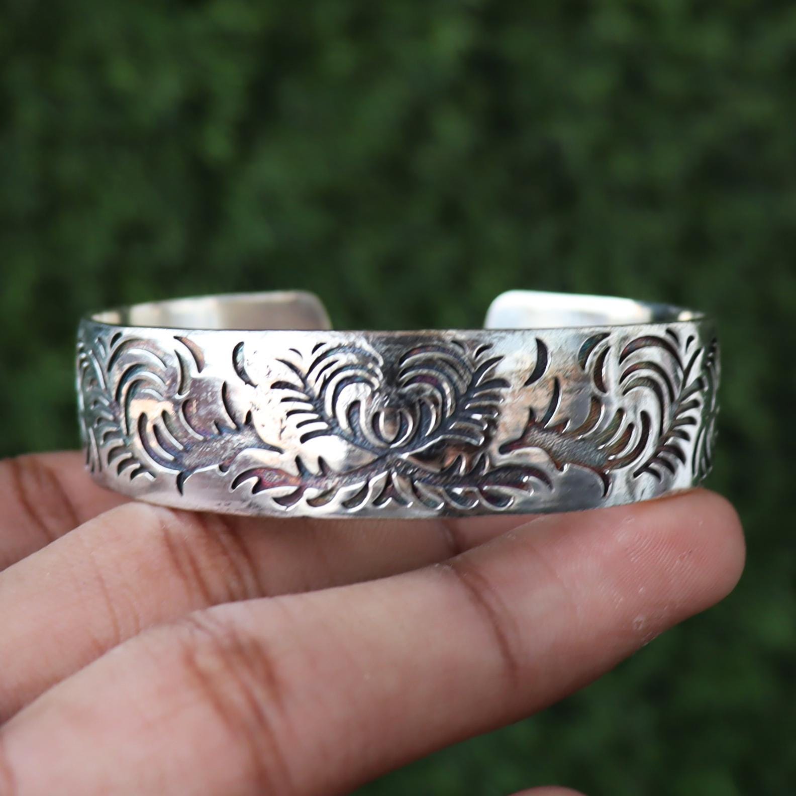 Silver Eagle Bangle, 925 Silver Bangle, Designer Bangle, Statement