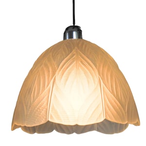 Vintage Mid Century Glass Pendant Lamp by Peill & Putzler