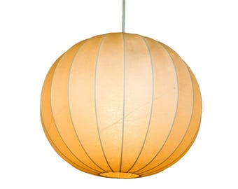 Vintage Mid Century Cocoon Orb Pendant Lamp by Goldkant