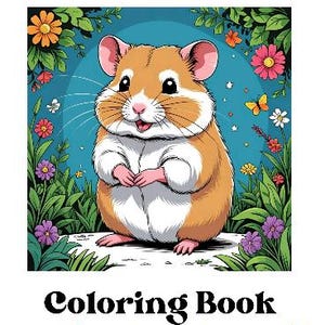 Printable Hamster Species Coloring Sheet