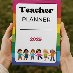 Teacher Planner 2025: Lesson Plans, Classroom Organization (PDF, Canva & PowerPoint Templates)