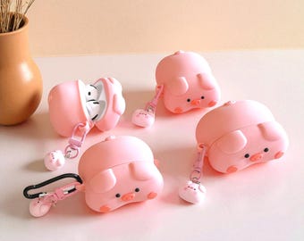 Para airpods pro 2 caso, pokemon sylveon bola silicone fone de ouvido caso protetor para airpods 4 caso para meninas feminino chaveiro  44