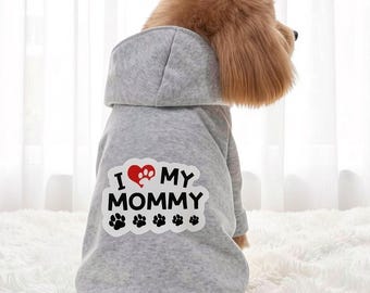 Fleece Dog Hoodie: Soft Winter Pet Outfit for Small Breeds