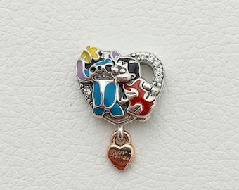 Sterling Silver Ohana Charm | Lilo & Stitch Inspired Pandora Bead