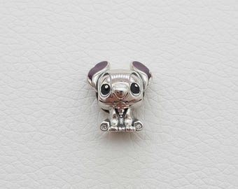 Sterling Silver Blue Alien Charm | Pandora Compatible, Handmade