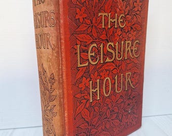 1894 The Leisure Hour London Antique British Illustrated Magazine HC