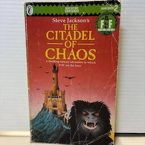 Steve Jackson The Citadel Of Chaos Puffin 1984 Game Book PB
