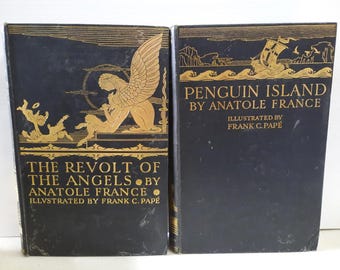 La rebelión de los ángeles y la isla de los pingüinos Anatole France 1925 HC