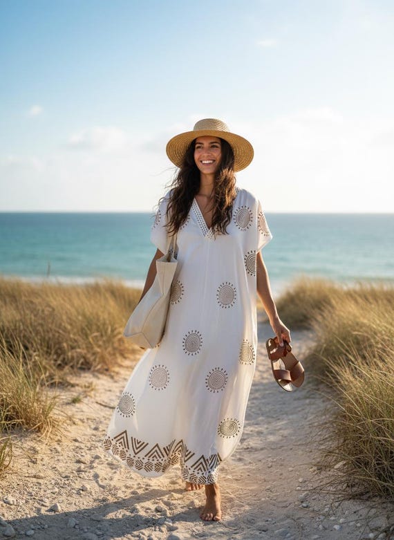 blue dress for baby girl Ivory Cotton Dress – Native Bohème