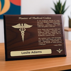 Master of Medical Codes - a Coder Personalized Gift For Translating Care Into Numbers That Matter