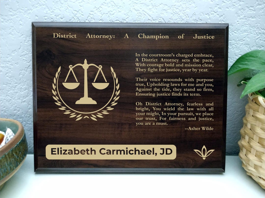 Enheng Personalized Wooden Gavel And Square Sound Block, Engraved Gavel Set Gift For Judge Lawyer Auction Law Student
