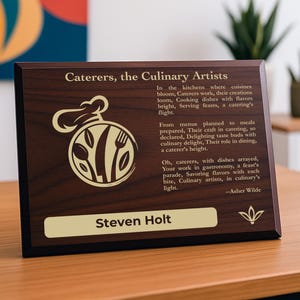 Caterers, the Culinary Artists - a Personalized Gift For Feeding Hundreds Without Missing Details