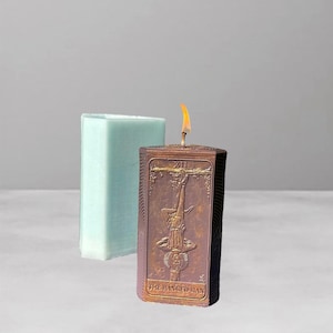 Handgemachte Silikonformen Tarot Karten Mond und Sterne Formen Esoterische Silikonformen Mondzyklus Silikonform Tarologen Kerzenform