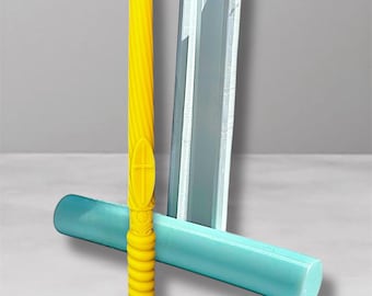 9.8" Candlemas Taper Candle Silicone Mold with Cross Wedding Ceremonies candle mold Handmade Taper Candle Silicone Mold Church candle mold